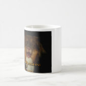 Ackernonのマグタックのボーダー保護者 コーヒーマグカップ (中央)