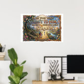 Acknowledge God In All Your Ways Always ポスター (ホームオフィス)