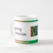 ACLのマグ-照明の技術 コーヒーマグカップ (正面左)