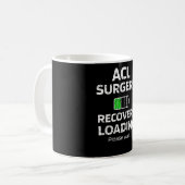 ACL手術回復 | ACL膝の手術サバイバー コーヒーマグカップ (正面左)