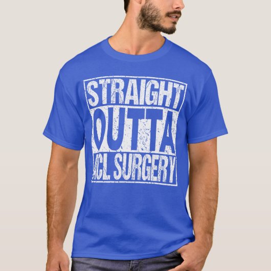 ACL手術 膝の交換 リハビリ 面白いギフト f Tシャツ (正面)
