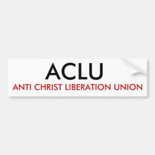 ACLUの反キリストの解放連合 バンパーステッカー