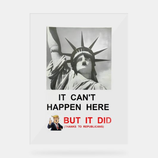 ACLU アクリルサイン (正面)