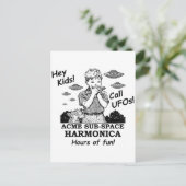 Acmeサブ宇宙ハーモニカ(UFOの呼び出し) ポストカード (スタンド正面)