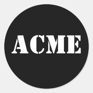 ACMEノベルティ ラウンドシール