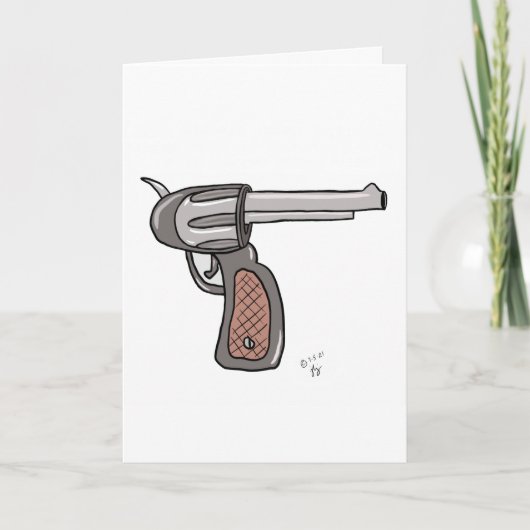 ACME銃器グリーティングカード サンキューカード (正面)