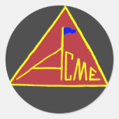 ACME_Flag – ステッカー (正面)