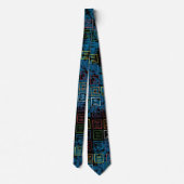 ACMTポイズンパレットタイブルー ネクタイ (裏面)