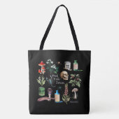 ACMTヴィンテージあなたの毒ブラックトートを選ぶ トートバッグ (正面)