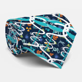 ACMT抽象芸術Toxパターンカラーネックタイ ネクタイ (ロール)