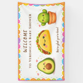 aco bout a Baby Shower Welcome Poster Banner 横断幕 (縦)