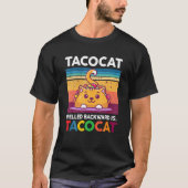 Acocat Spelling BackwardはAco Cat Cute Aco Kids B Tシャツ (正面)
