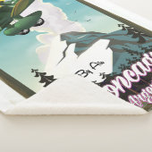 Aconcaguaアルゼンチン旅行ポスター シェルパブランケット (3/4)