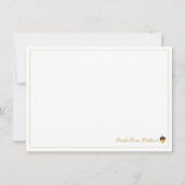 Acornフパーソナライズされたラットノートカード 招待状 (正面)