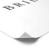 Acornブランチ歓迎ブライダルシャワーパーティー ポスター (角)