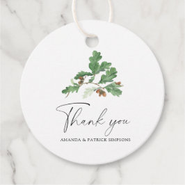 Acornブランチ結婚-'Thank You フェイバータグ