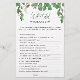 Acornブランチ – 新郎は何と言ったブライダルゲーム