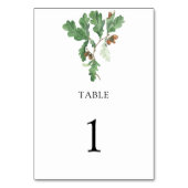 Acornブランチ – 結婚のテーブル番号 テーブルナンバー (裏面)