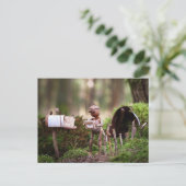 Acorn小妖精や小人読の葉書 – ポストクロッシング ポストカード (スタンド正面)