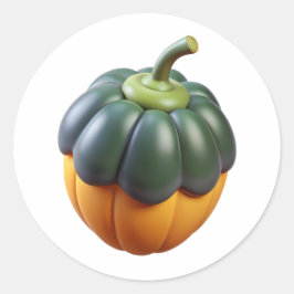 Acorn押し潰しプラスチック3D – 光沢ラウンドラベル ラウンドシール