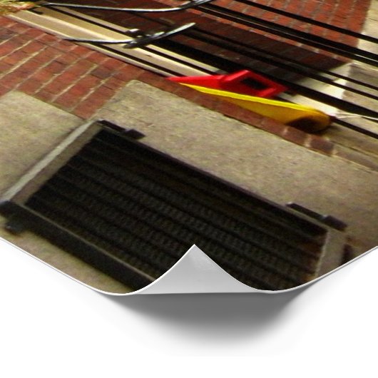 Acorn通り写真 ポスター (角)