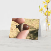 Acorn カード (黄色い花)