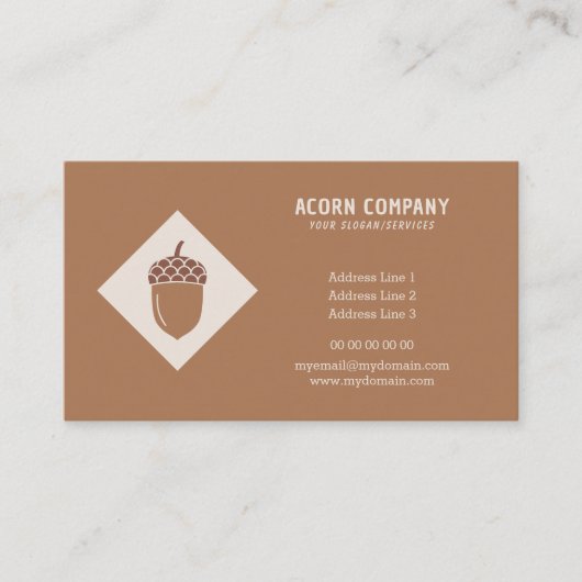 Acorn Brown名刺 名刺 (正面)