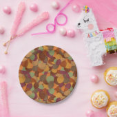 Acorn Camo ペーパープレート (パーティー)