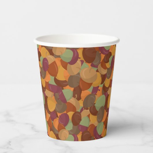 Acorn Camo 紙コップ (裏面)