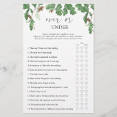 Acorn tree – ゲームの上または下のブライダルシャワー (正面)