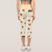 Acorns & Pinecones Woodland Animal カプリレギンス (裏面)