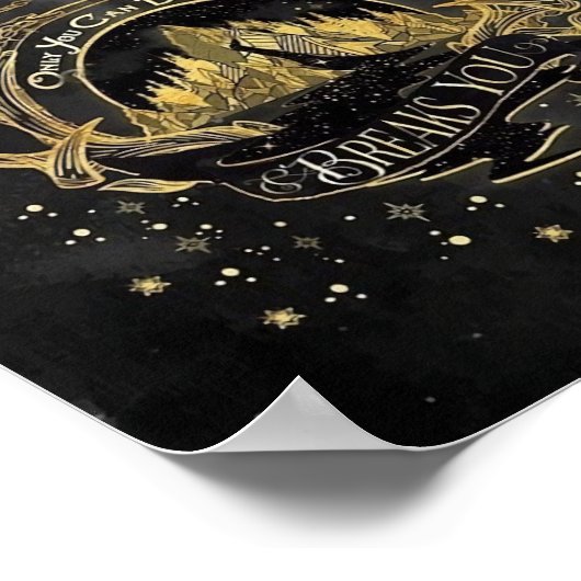 Acotarの引用文あなただけが壊れる何を決定 ポスター (角)