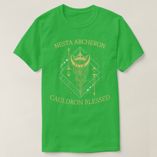 Acotar本の暗いロマンスとファンタジー本のおたく Tシャツ (デザイン正面)