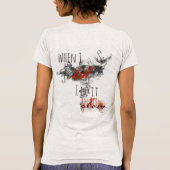 ACOTAR Amranthaの謎のTシャツ Tシャツ (裏面)