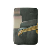 acoustic bass electric guitar gift バスマット (正面縦)