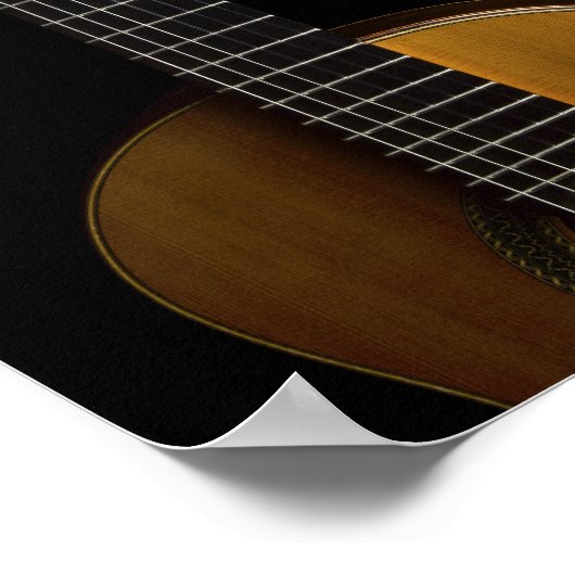 Acoustic Guitar 4 ポスター (角)