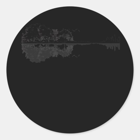 Acoustic Guitar Earth Has Music For Those Who ラウンドシール (正面)