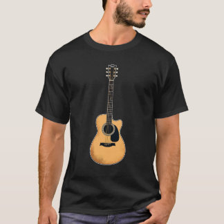 Acoustic Guitar Logo T Shirt Tシャツ