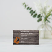 Acoustic Guitar - Music Business Card 名刺 (スタンド正面)