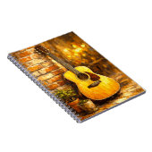 Acoustic Guitar Oil Painting Notebook ノートブック (右側)