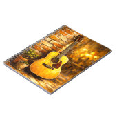 Acoustic Guitar Oil Painting Notebook ノートブック (左側)