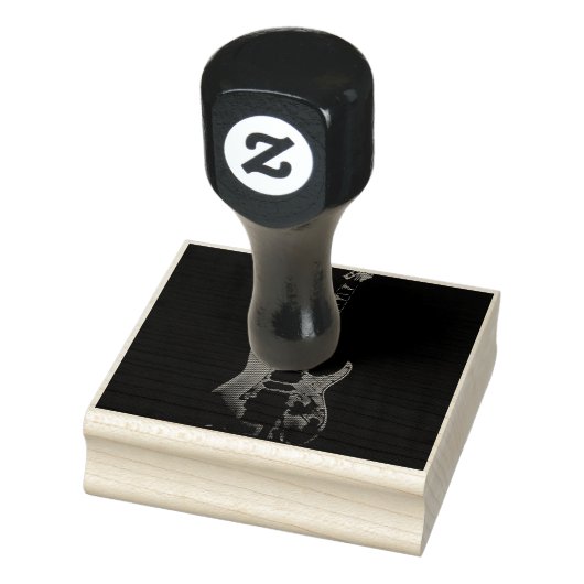 Acoustic guitar player gift ラバースタンプ (スタンプ)