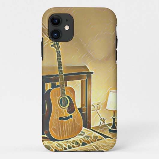 Acoustic guitar player gift Case-Mate iPhoneケース (裏面)