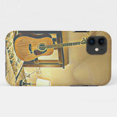 Acoustic guitar player gift Case-Mate iPhoneケース (裏面(横))