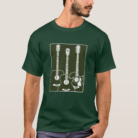 acoustic guitars tシャツ (正面)