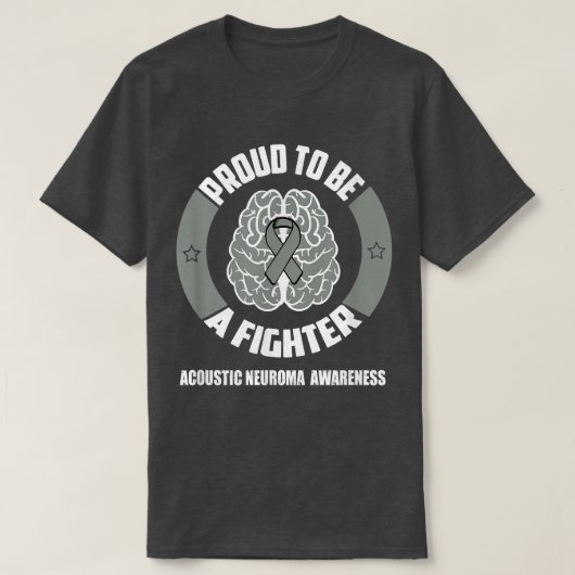 Acoustic Neuroma Awareness Shirt Proud To Be A Fig Tシャツ (デザイン正面)