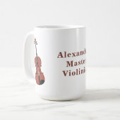 Acoustic Violin コーヒーマグカップ