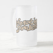 ACPによって曇らされるマグ フロストグラスビールジョッキ (正面左)