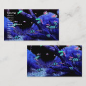 Acquariumのプロフィールカード 名刺 (正面/裏面)