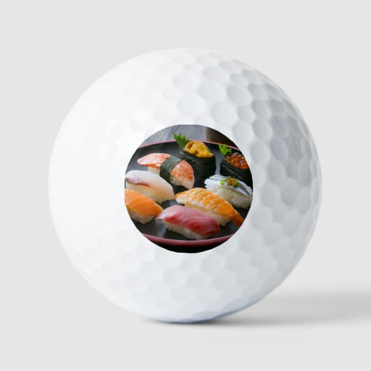 acquer Luxury – Elegant Sushi Golf Ball ゴルフボール (正面)